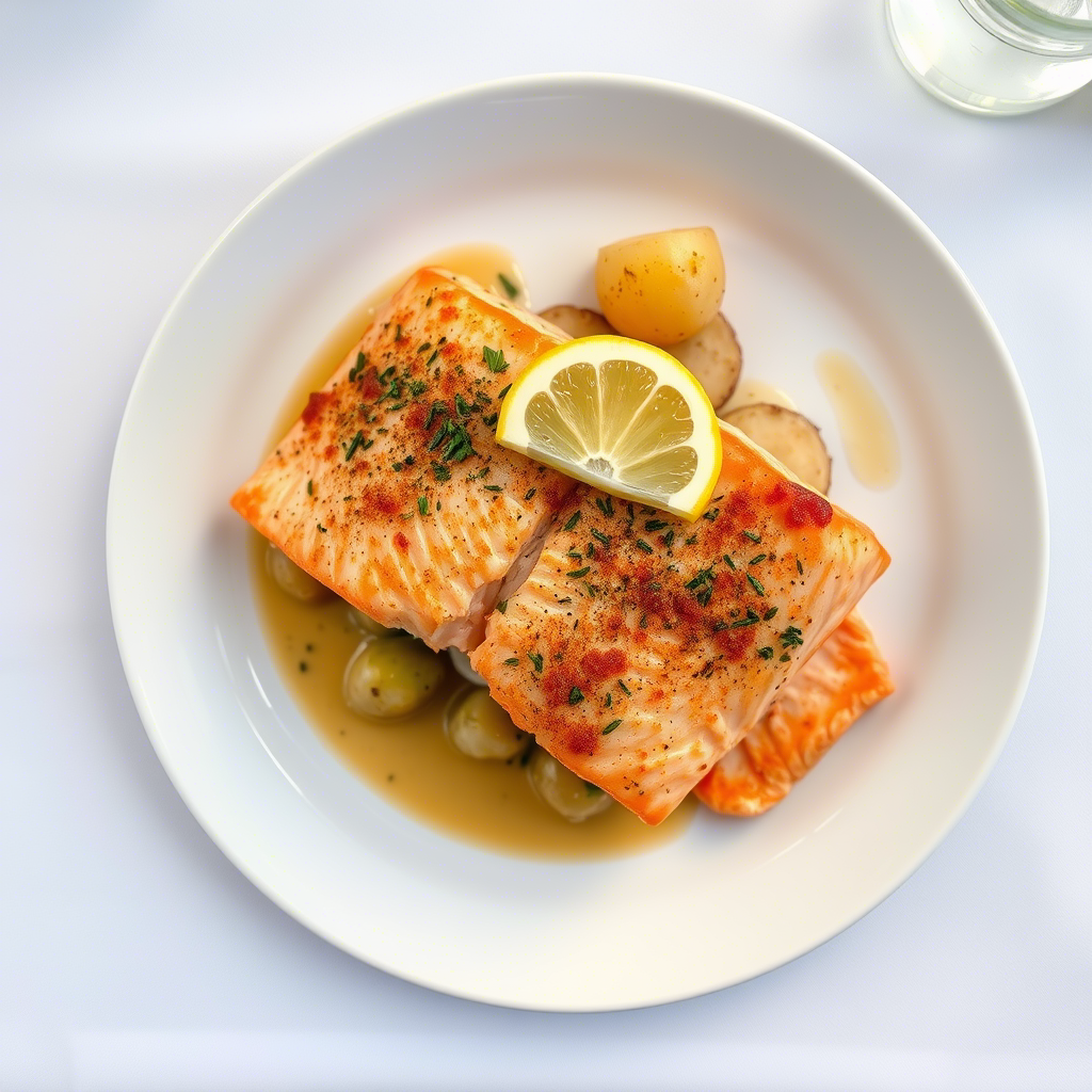 Salmón al horno